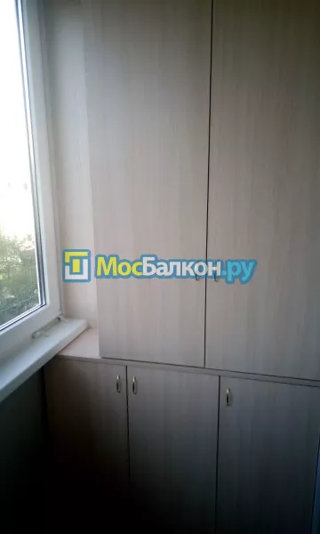 Шкаф на балкон купить в Королёве на заказ недорого от МосБалкон
