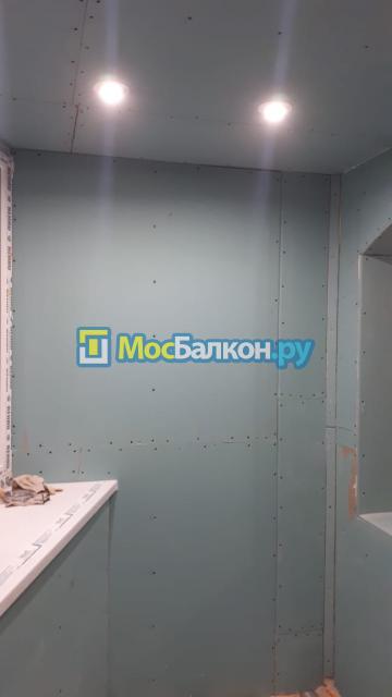 Отделка балконов и лоджий гипсокартоном в панельном доме