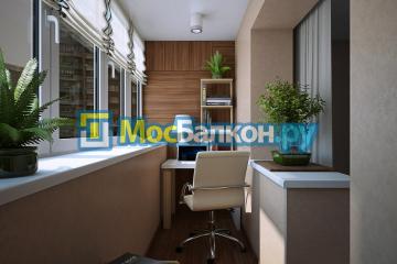Дизайнерская отделка балконов и лоджий