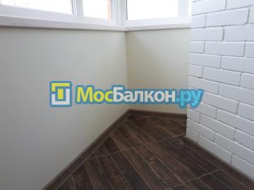 Остекление балкона с высотой створок 160 см