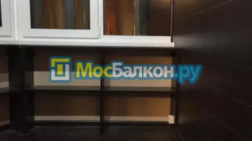 Шкаф на балкон купить в Королёве на заказ недорого от МосБалкон