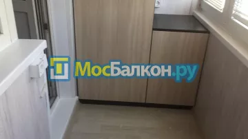 Шкаф на балкон купить в Королёве на заказ недорого от МосБалкон