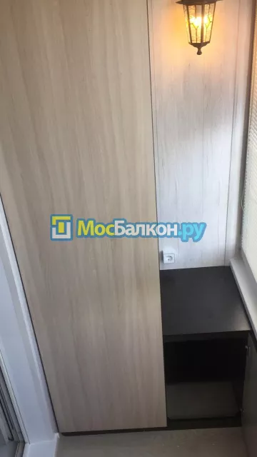 Шкаф на балкон купить в Королёве на заказ недорого от МосБалкон