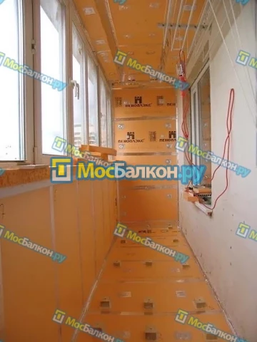 Утепление балкона пеноплэксом в Королёве на заказ недорого от МосБалкон