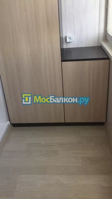 Шкаф на балкон купить в Королёве на заказ недорого от МосБалкон