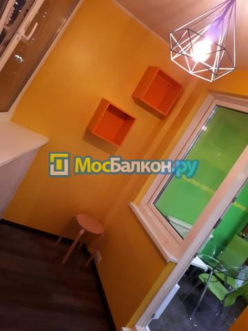 Отделка балкона гипсокартоном с последующей штукатуркой и покраской