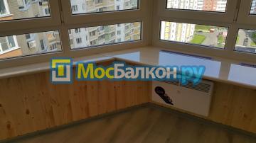 Остекление и отделка деревом