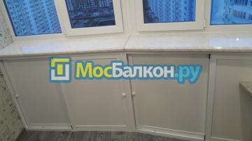 Изготовление тумбы по парапету