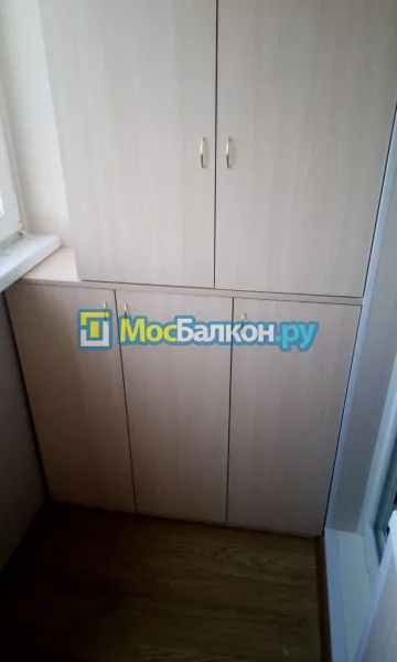 Шкаф на балкон купить в Королёве на заказ недорого от МосБалкон