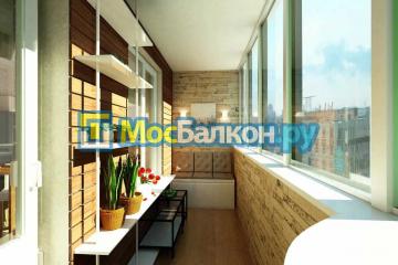 Дизайнерская отделка балконов и лоджий