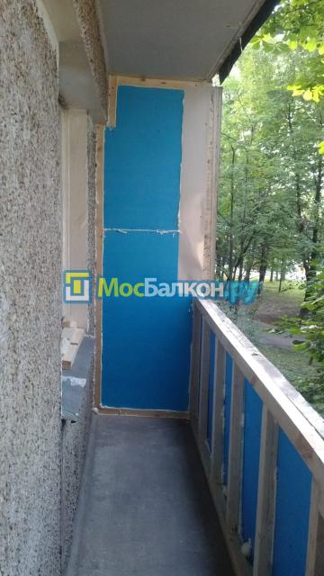 Каркас из бруса 50*70 балкон 4.5 метра