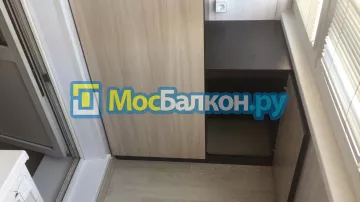 Шкаф на балкон купить в Королёве на заказ недорого от МосБалкон