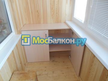 Отделка деревянной вагонкой "ЛИПА" + тумба