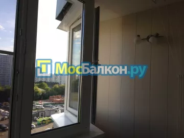 Отделка балкона и лоджии пластиковыми ПВХ панелями в Королёве от компании МосБалкон