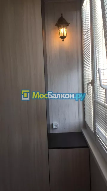 Шкаф на балкон купить в Королёве на заказ недорого от МосБалкон