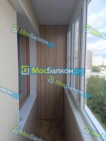 Шкаф на балкон купить в Королёве на заказ недорого от МосБалкон