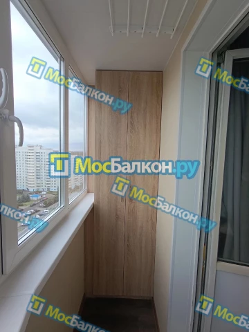 Шкаф на балкон купить в Королёве на заказ недорого от МосБалкон