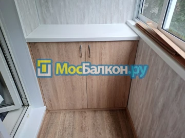 Шкаф на балкон купить в Королёве на заказ недорого от МосБалкон