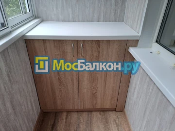 Шкаф на балкон купить в Королёве на заказ недорого от МосБалкон