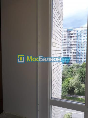 Остекление балкона с высотой створок 160 см