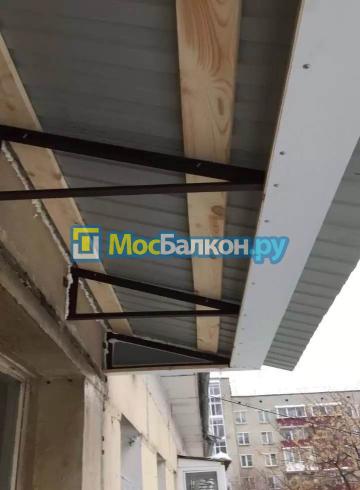 изготовление крыши и козырька на балкон