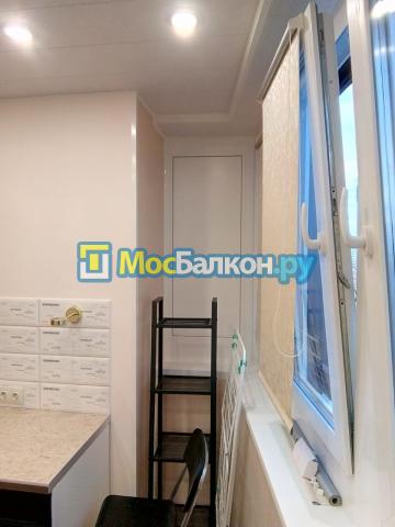 Совмещение лоджии с кухней