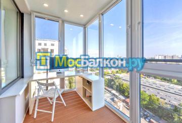 ОСТЕКЛЕНИЕ ОТДЕЛКА  УТЕПЛЕНИЕ БАЛКОНОВ В ЖК ГОСУДАРЕВ ДОМ