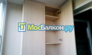 Встроенный шкаф на лоджии