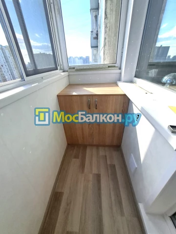 Шкаф на балкон купить в Королёве на заказ недорого от МосБалкон