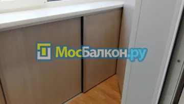 Шкаф на балкон купить в Королёве на заказ недорого от МосБалкон