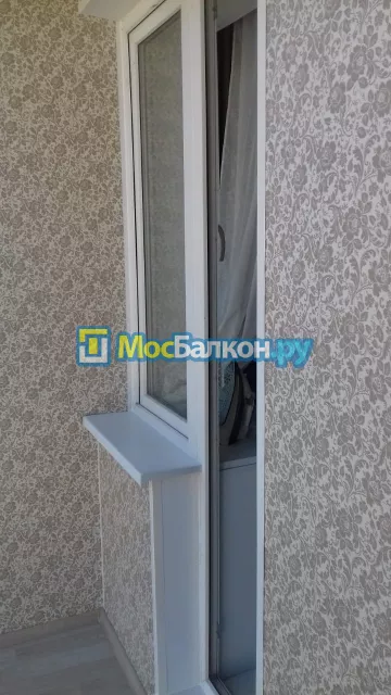 Отделка балкона и лоджии пластиковыми ПВХ панелями в Королёве от компании МосБалкон