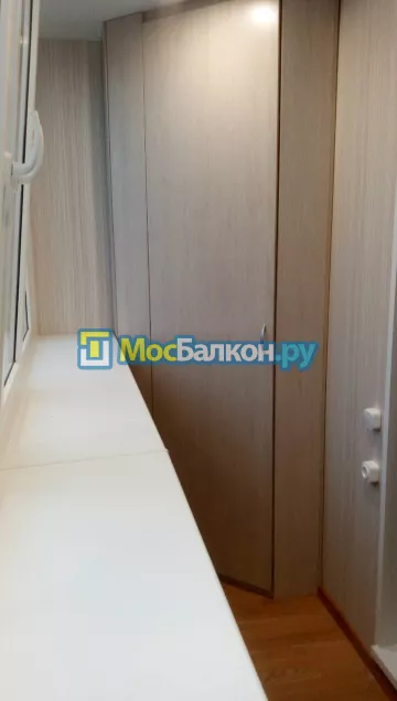 Шкаф на балкон купить в Королёве на заказ недорого от МосБалкон