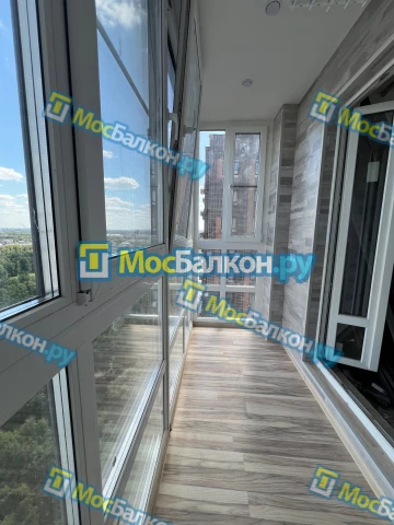Панорамное остекление заказать под ключ по выгодной цене в Королёве от компании МосБалкон