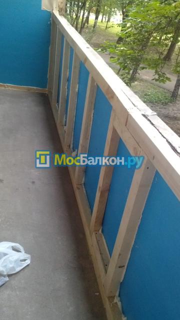 Каркас из бруса 50*70 балкон 4.5 метра