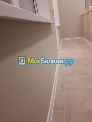Отделка лоджии 6 метров гипсокартоном