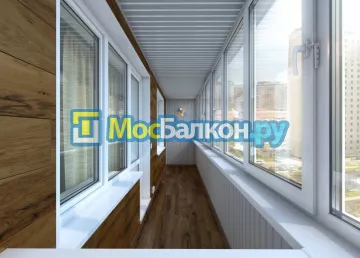 Отделка балконов в Королёве | Отделка балконов и лоджий и обшивка под ключ в МосБалкон