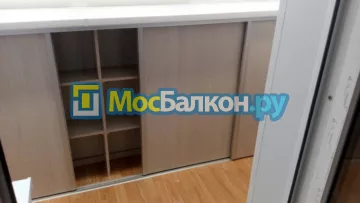 Шкаф на балкон купить в Королёве на заказ недорого от МосБалкон