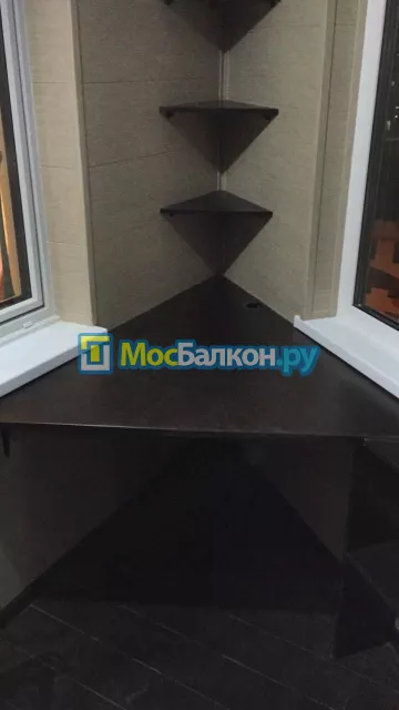 Шкаф на балкон купить в Королёве на заказ недорого от МосБалкон