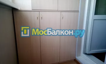 Шкаф на балкон купить в Королёве на заказ недорого от МосБалкон