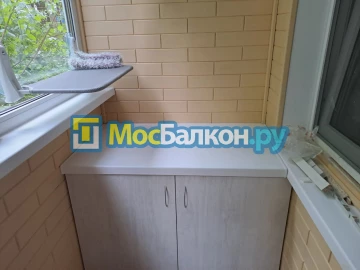 Шкаф на балкон купить в Королёве на заказ недорого от МосБалкон